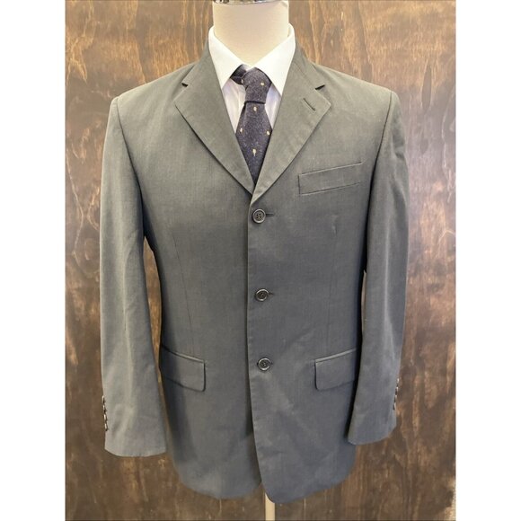 Missoni 40R Gray Sport Coat Blazer Jacket Solid 3B Wool Italy